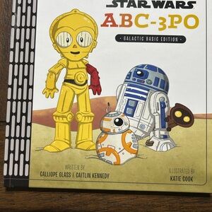 Star Wars Back Cover with X-wing Illustration in White, Red & Gray